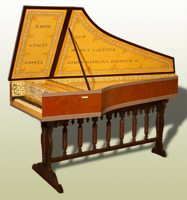 Ruckers Single Manual harpsichord